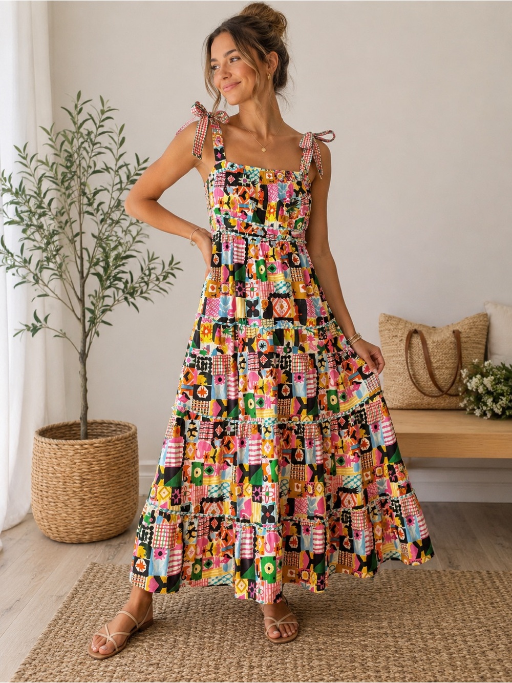 Celia b Arafura Dress Multi maxi dress